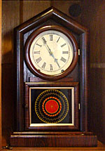 Ansonia Brass & Copper gothic shelf clock