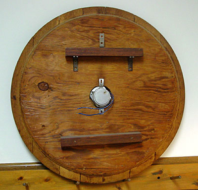Barrel Head Art Clock