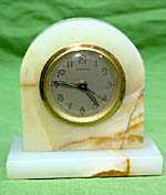 Bayard marble alarm clock