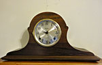 E. Ingraham and Co. <i>Cosmo</i> Tambour style mantel clock, circa 1923