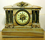 Providence R. I, Marble mantel clock