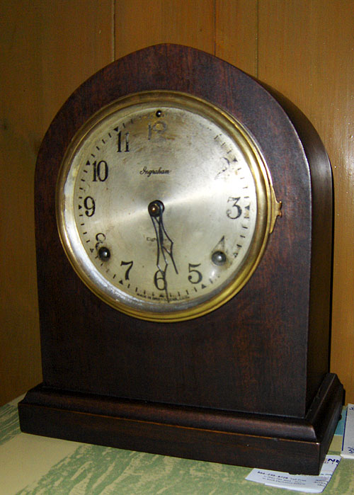 E. Ingraham Gothic Mantel Clock