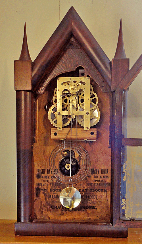 Chauncey Jerome steeple clock