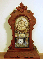 Kroeber walnut parlor clock