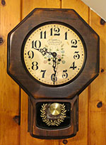 New England Clock Co. short drop octagon