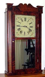 Daniel Pratt Jr. wooden shelf clock