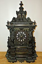 Raingo Frères bronze clock