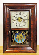 Seth Thomas Round Band Shelf Clock, circa 1867