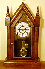 New Haven Clock Co. 30-hour weight powered clock
