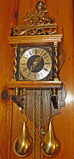 Warmink No. 22038 Dutch Zaandam Wall Clock, circa 1977